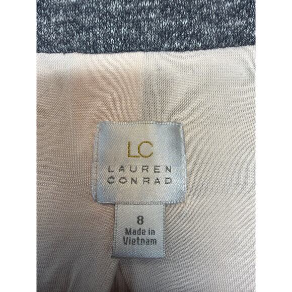 Lauren Conrad Blazer Heather Grey 3/4 Sleeves Size 8 - Picture 3 of 8